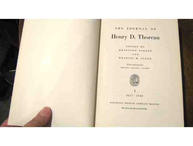 14-volume set of Henry David Thoreau's Journal, foreword by Henry S. Canby, 1949