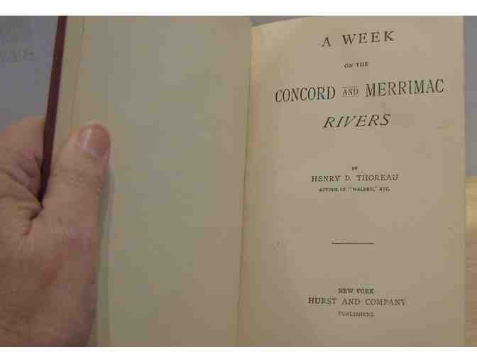 A Week on the Concord and Merrimac Rivers, by Thoreau (Hurst and Company)