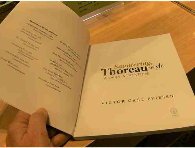 Sauntering, Thoreau-Style, by Victor Carl Friesen (2020) (SIGNED)