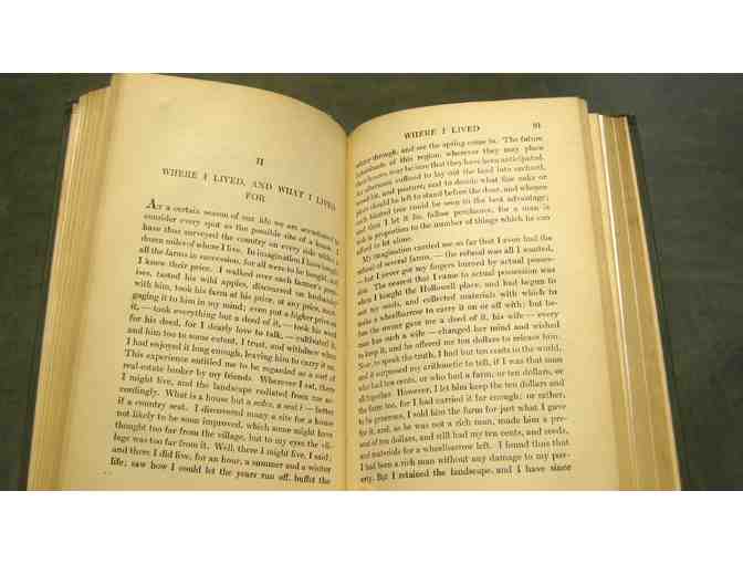 Walden, by Henry D. Thoreau, intro by Francis H. Allen, Houghton Mifflin, 1910