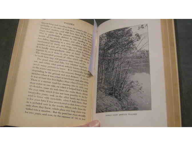 Walden, by Henry D. Thoreau, intro by Francis H. Allen, Houghton Mifflin, 1910