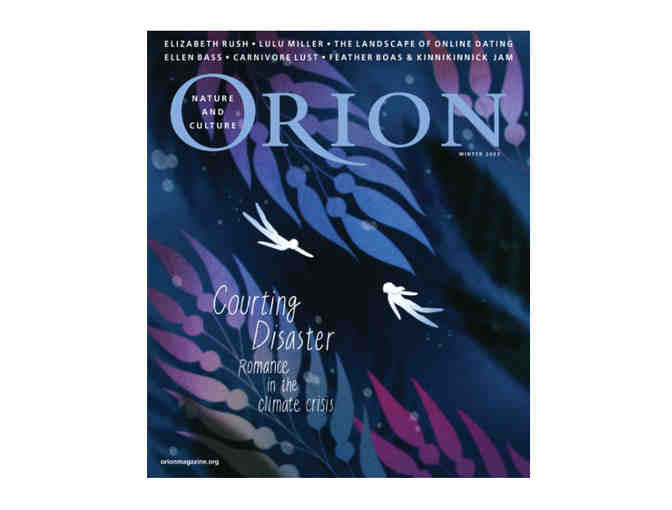 Orion Magazine One-Year Subscription (four issues, $49 value)