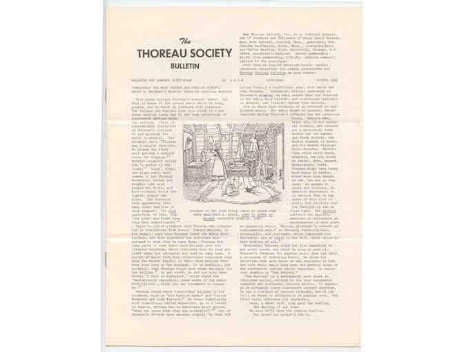 Lot of Vintage Concord Saunterers and Thoreau Society Bulletins