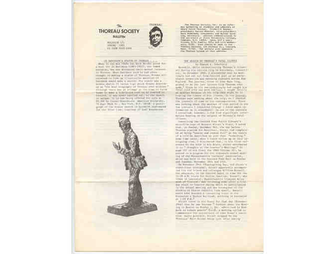 Lot of Vintage Concord Saunterers and Thoreau Society Bulletins