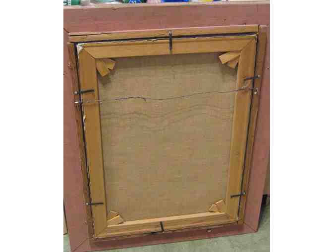 Thoreau at Walden Pond, original oil painting on canvas by Anton Kamp (1898-1984)