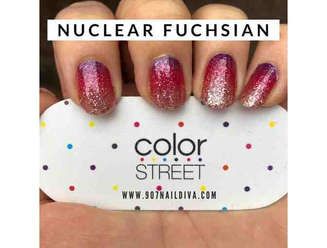 Office Case & Matching Manicure: Purple