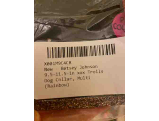Betsey Johnson 'Trolls' leash and collar (small)