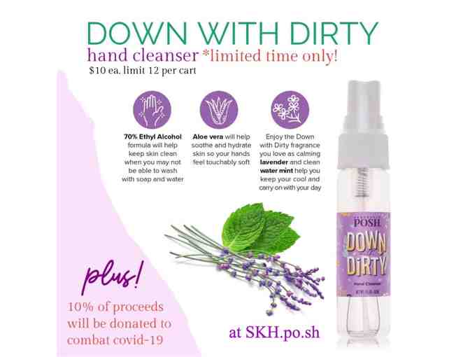 Paw Print Mask and Hand Sanitizer