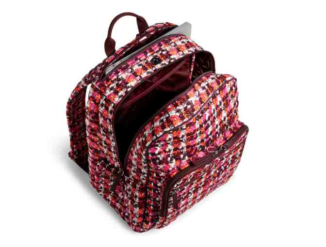 Vera Bradley Campus Tech Backpack in Houndstooth Tweed