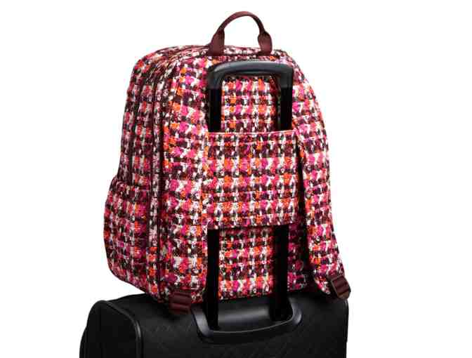 Vera Bradley Campus Tech Backpack in Houndstooth Tweed