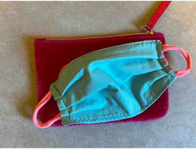 Yorkie Themed Mask w/ case (small adult)