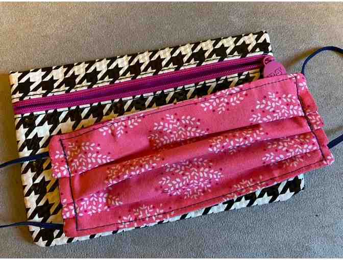 Pit Bull Themed Mask w/ case (small adult)