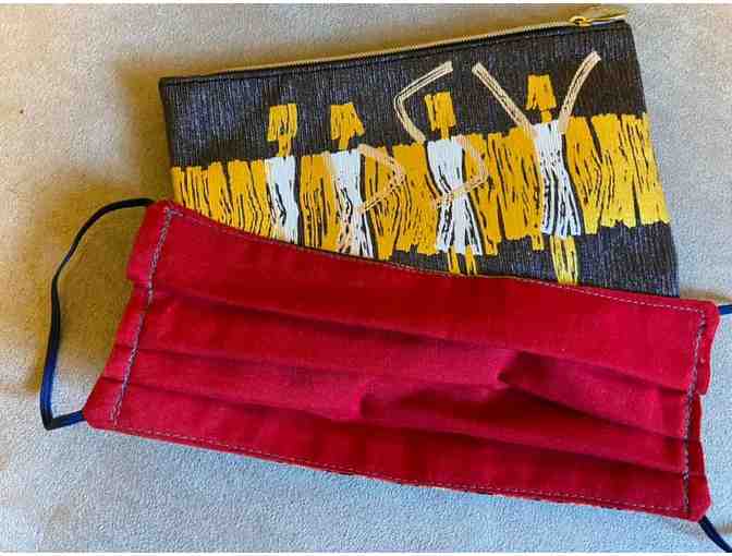 Tribal Themed Mask with Case (Adult)