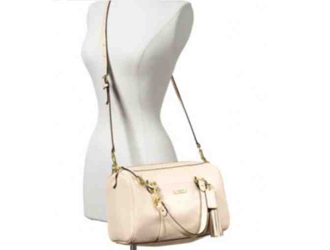 COACH AVERY LEATHER SATCHEL - Ivory