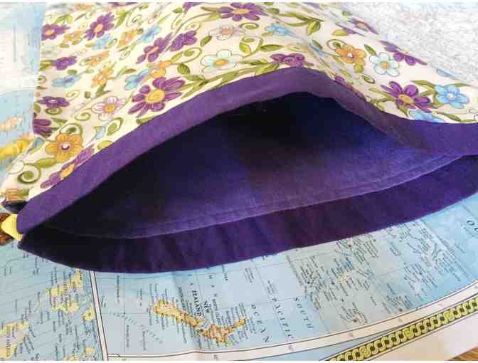 Desert Flowers Handcrafted Shoe Bag