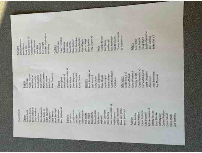 More than 300 Vintage Baseball Cards