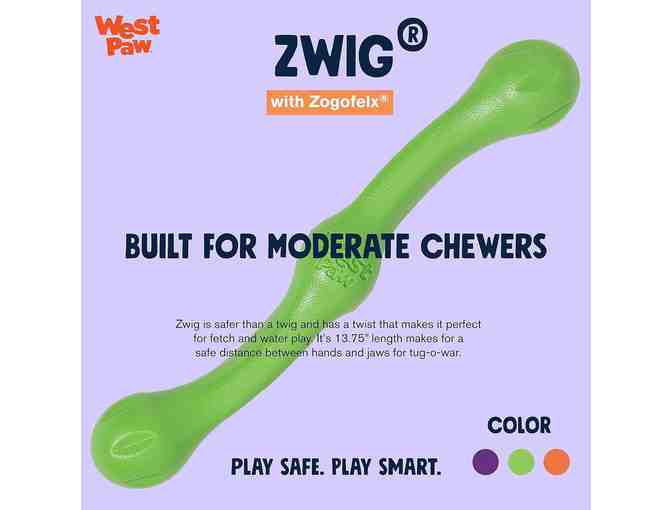 West Paw Zwig Large Dog Fetching Stick/Dog Treats