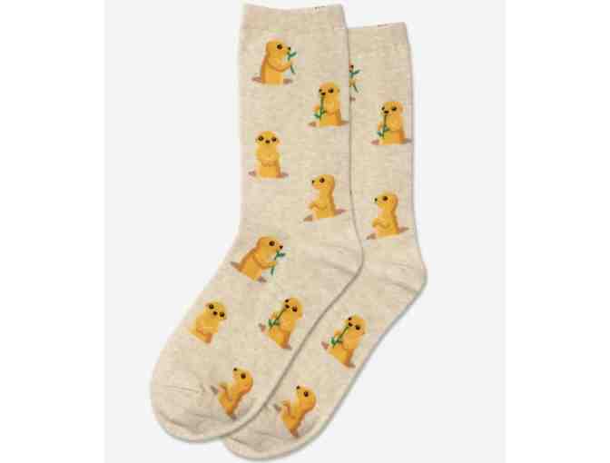 HOTSOX WOMENS PRAIRIE DOG CREW SOCKS - Photo 1