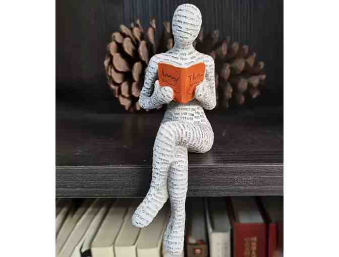 Reading Woman Shelf Sitter - Photo 1