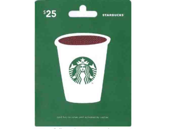 $25 Starbucks Gift Card - Photo 1