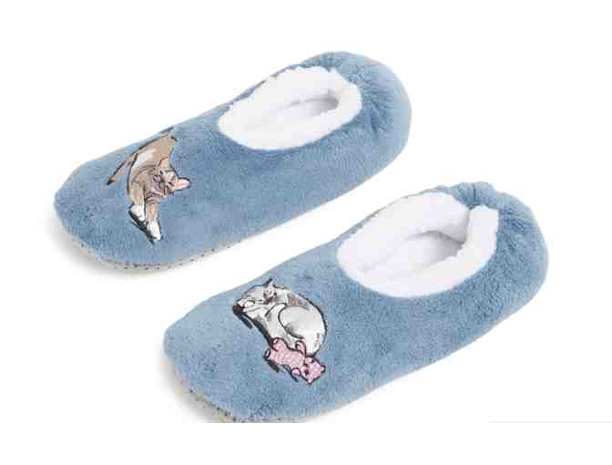 Vera Bradley Soft Fleece Slippers in Cats Meow - Photo 1