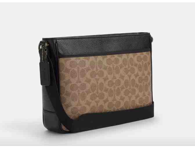 Coach District Crossbody Bag In Signature Canvas - Photo 2