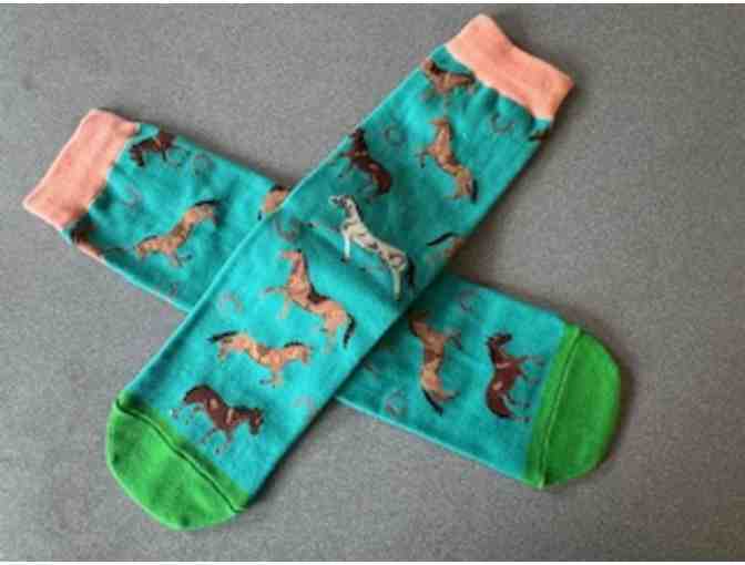 Life is Better with Horses Crew Socks - Photo 2