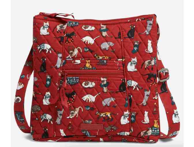 Vera Bradley Hipster Crossbody Bag in Holiday Cats - Photo 1