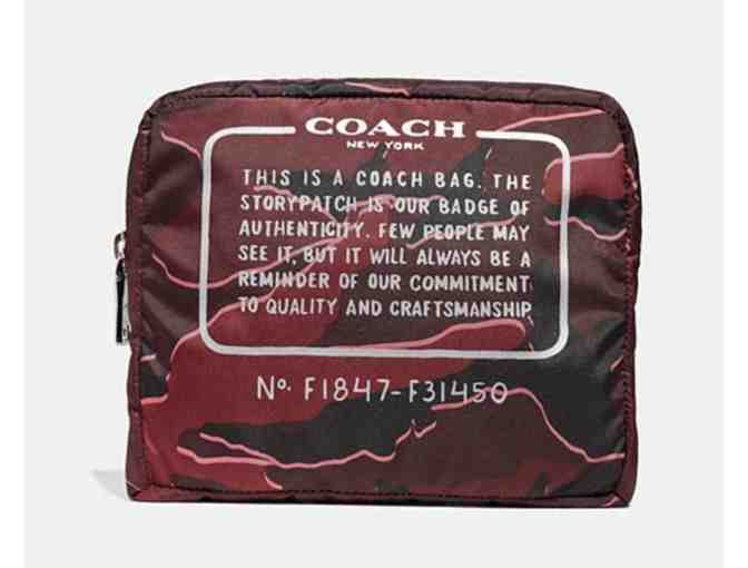 LOWERED! Coach Packable Backpack With Wild Camo Print