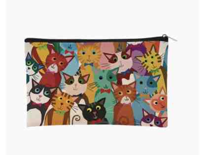 Colorful Cat Multi-Functional Pouch