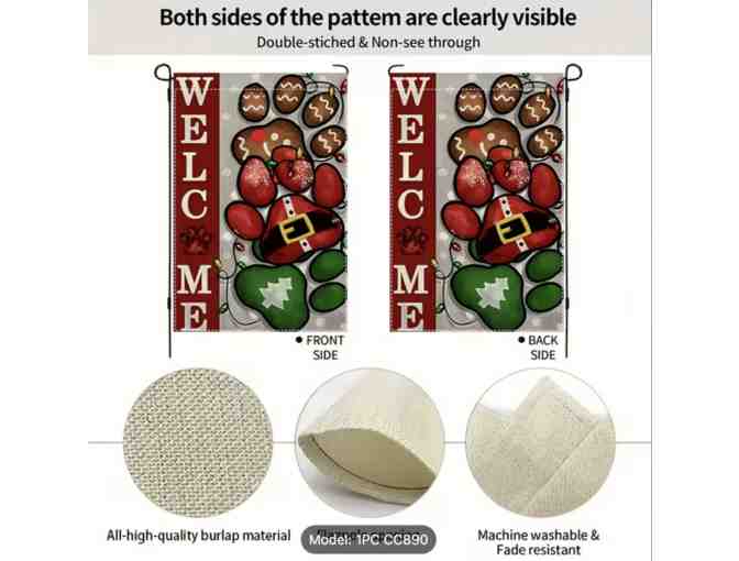 Holiday Paws Garden Flag - Photo 1