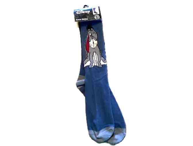 Eeyore Unisex Crew Socks - Photo 1
