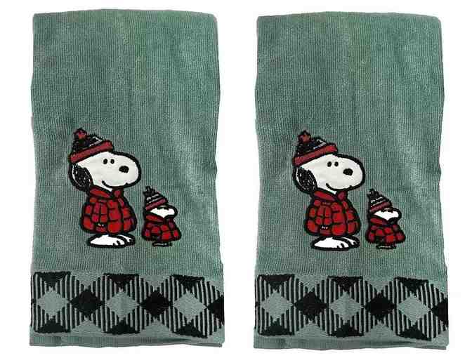 Peanuts Bath Hand Towels - Photo 1