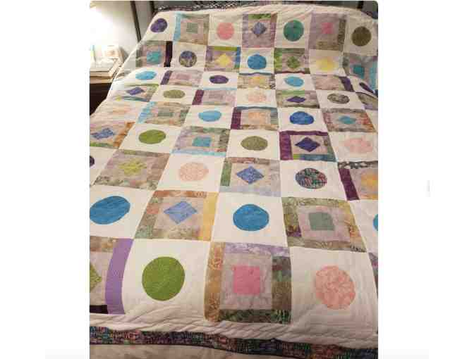 Square Peg, Round Hole HUGE Original Quilt - Photo 1