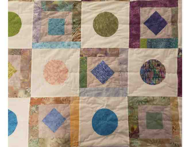Square Peg, Round Hole HUGE Original Quilt - Photo 2