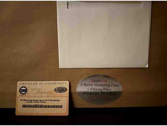Eli Manning Signed Super Bowl 42 Photo (Ex-Mint Condition, Authentic)