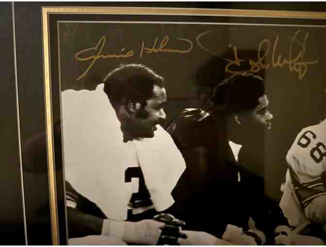 'The Steel Curtain' Signed Steelers Photo (16X20, Mint Condition)