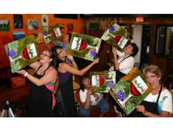 Paint and Sip for Two @ The Painted Cork!