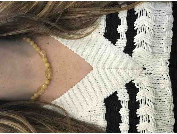 Handmade Yellow Jade Choker