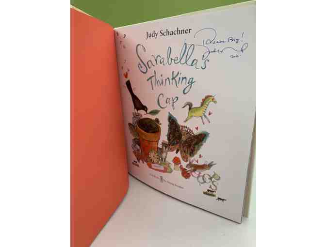 Autographed Hardcover 'Sarabella's Thinking Cap' by Judy Schachner