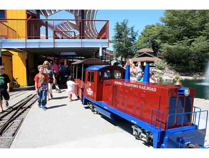 Sonoma Train Town Railroad 4 Round Trip Tickets