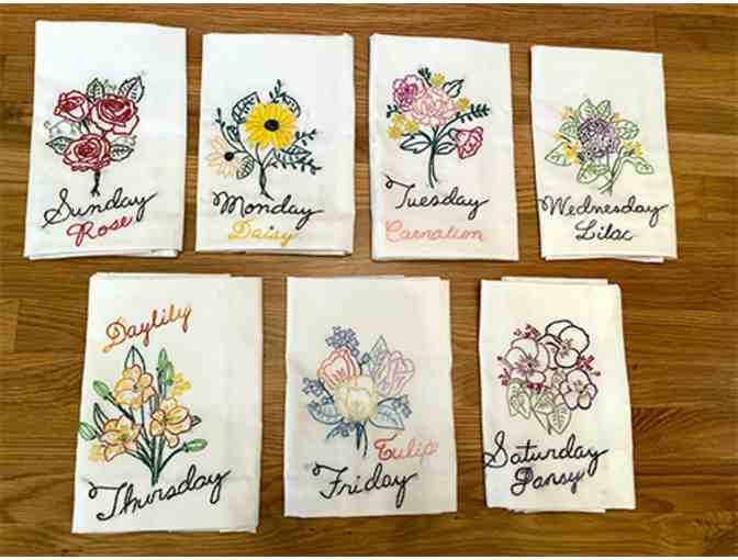 Hand Embroidered Kitchen Towels & Cleaning Goodies