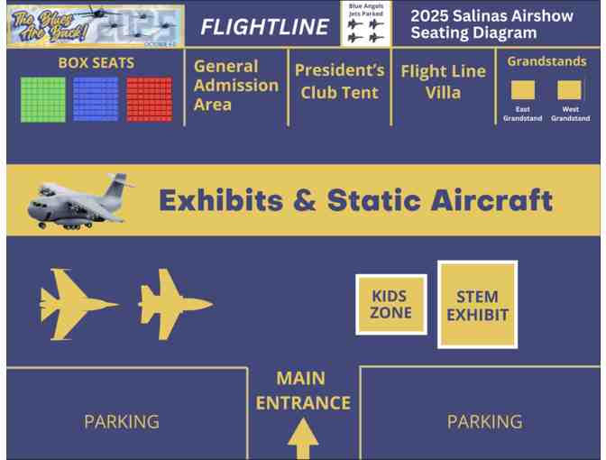 California International Airshow, Salinas - 4 General Admission Tickets