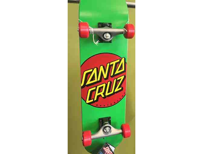 Santa Cruz Classic Green Dot Mid Size Skateboard