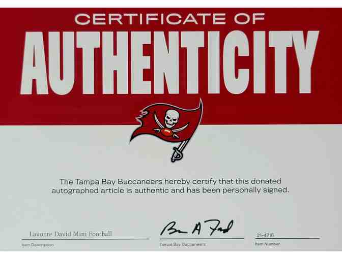 Lavonte David Mini Football!