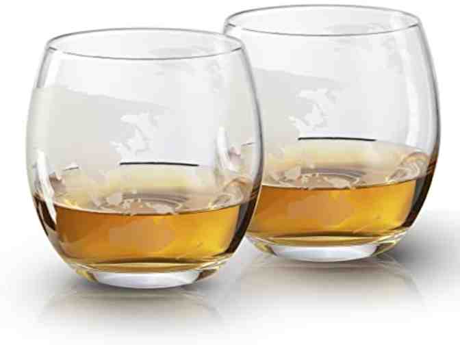 Globe Decanter with Airplane!