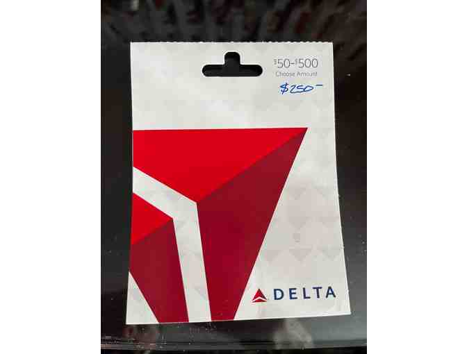 $250 Delta Air Lines Gift Card and B757 Planetag!