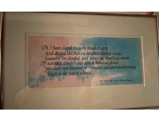 High Flight by John Gillespie Magee, Jr.! - Photo 1