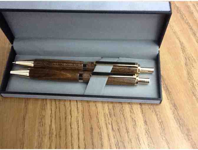 Beautiful wooden pen or pencil - hand crafted by Rabbi Ari Silver, just for you!