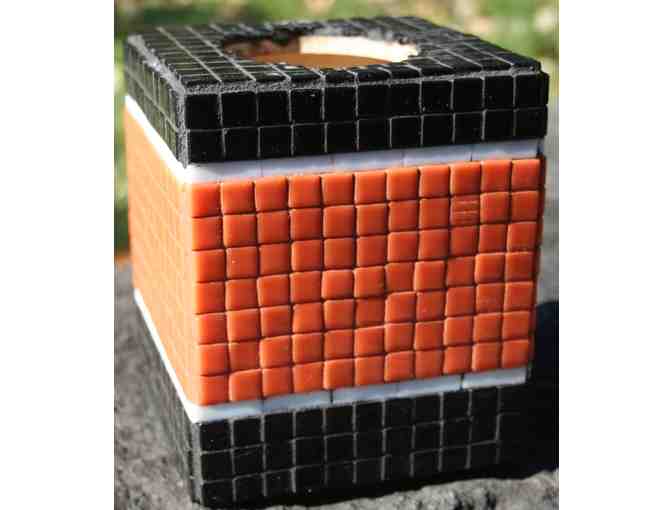 Marci's Mosaics and More:  Hand-crafted Mosaic Tissue Box